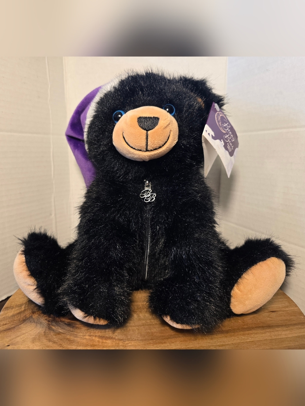 Black Bear Plush Jewelry Surprise Holder Limited Edition 2024 Ben Bridge Jeweler